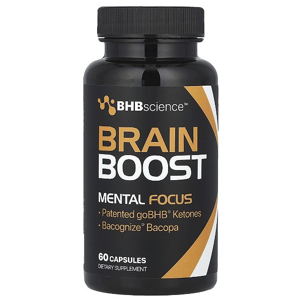 Brain Boost Foco Mental 60 Cápsulas - Real Ketones