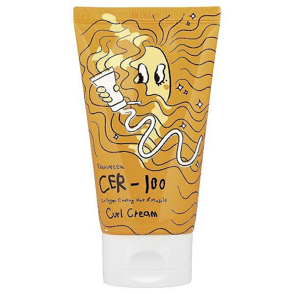 CER-100 Hair Muscle Curl Cream Creme para Cachos 120 ml - Elizavecca