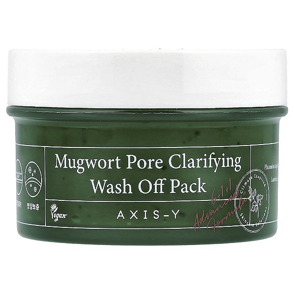 Mugwort Pore Clarifying Wash Off Pack Máscara de Poros 100 ml - Axis-Y