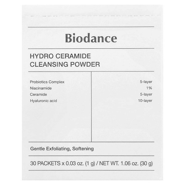 Hydro Ceramide Cleansing Powder Pó de Limpeza 30 Unid 1 g - Biodance