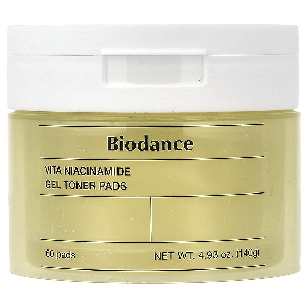 Radiant Vita Niacinamide Gel Toner Pads Almofadas 60 Unid - Biodance