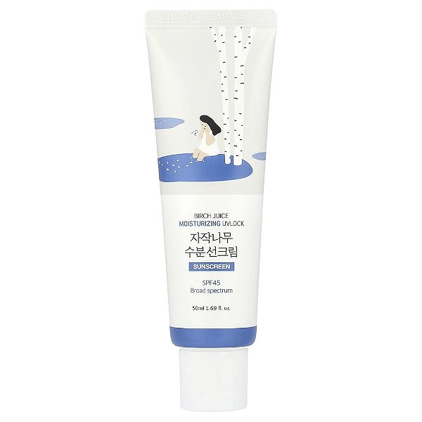 Birch Juice Moisturizing Sunscreen FPS 50+ Protetor Solar 50 ml - Round Lab