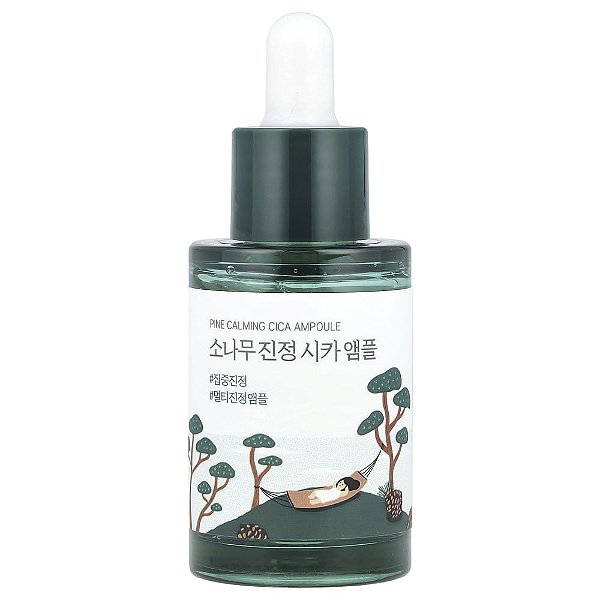 Pine Calming Cica Ampoule Ampola Calmante 30 ml - Round Lab