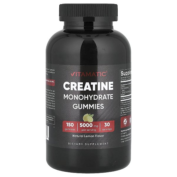 Gomas de Creatina Monohidratada Limao 150 Gomas - Vitamatic