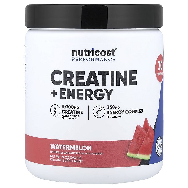 Performance Creatina e Energia Melancia 252 g - Nutricost