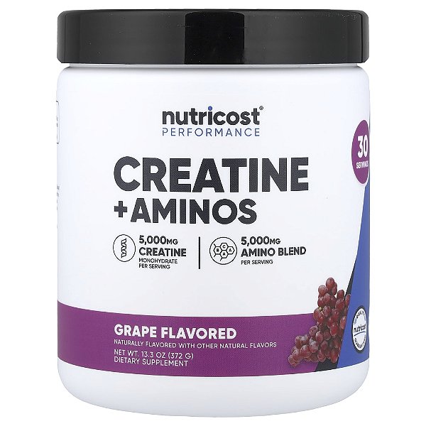 Performance Creatina e Aminoacidos Uva 372 g - Nutricost