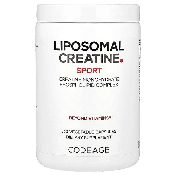 Creatina Lipossomal Sport 625 mg 360 Cápsulas Vegetais - Codeage