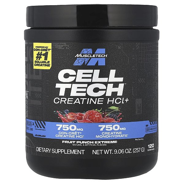 Cell Tech Creactor Ponche de Frutas Extremo 274 g - MuscleTech