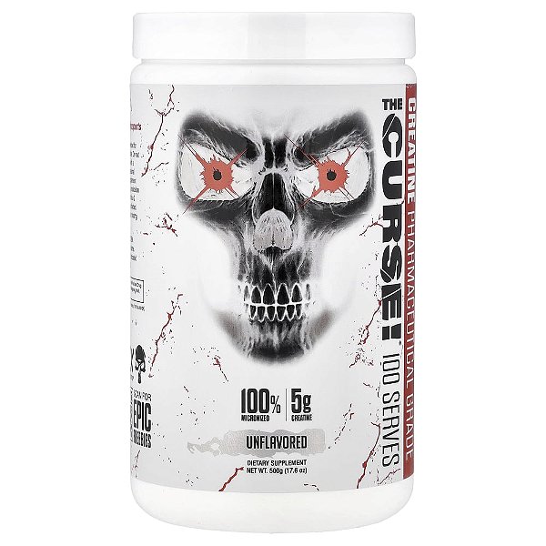 The Curse Creatina Monohidratada Sem Sabor 500 g - JNX Sports