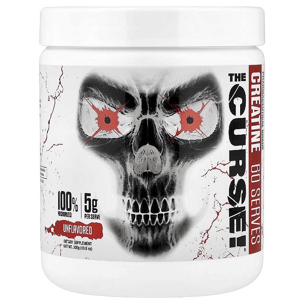The Curse Creatina Monohidratada Sem Sabor 300 g - JNX Sports