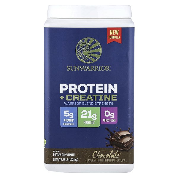 Proteína e Creatina Chocolate 1,025 kg - Sunwarrior