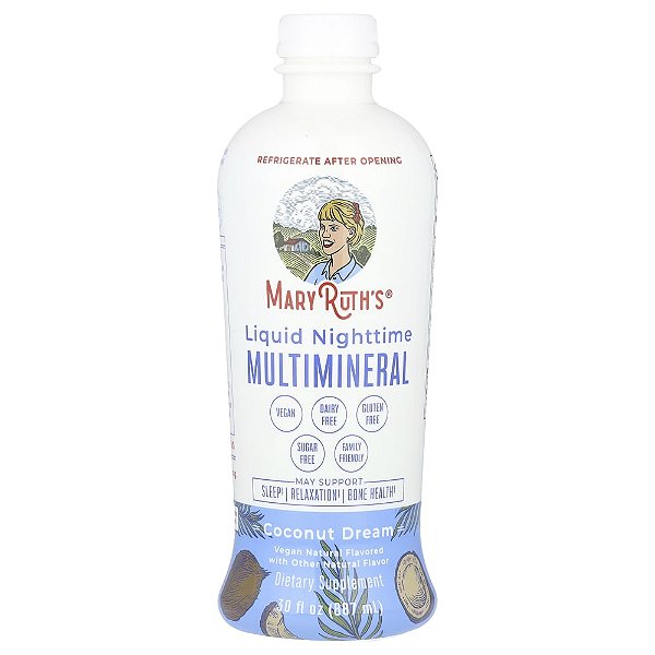 Multimineral Líquido Noturno Sonho de Coco 887 ml - MaryRuth's