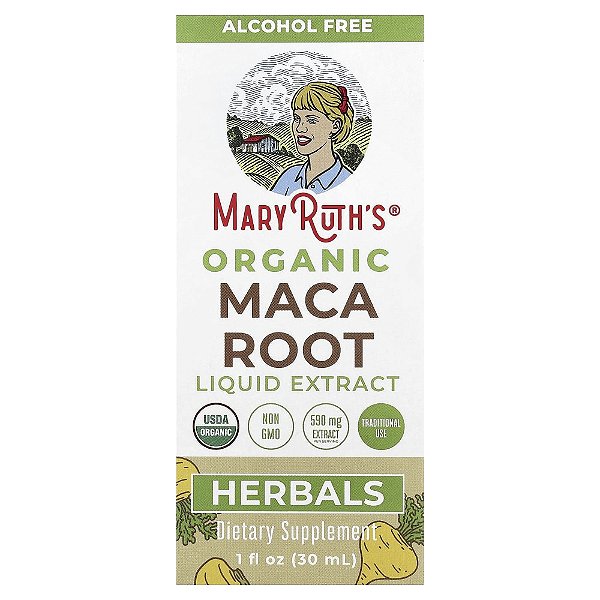 Extrato Líquido da Raiz de Maçã-Peruana Orgânica Sem Álcool 30 ml - MaryRuth's