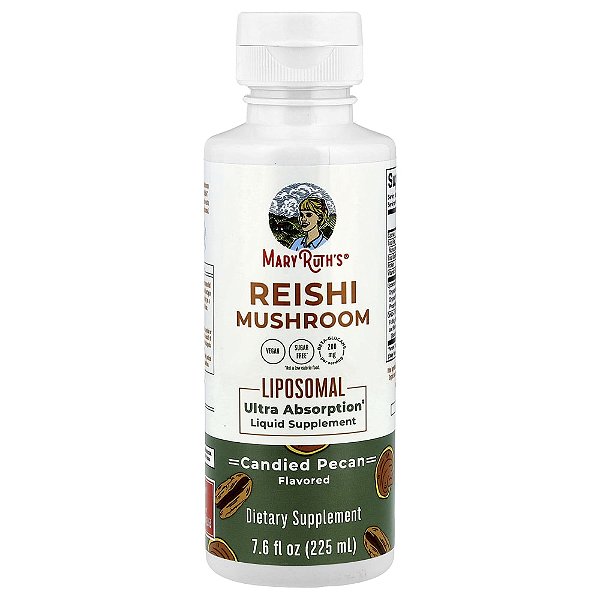 Reishi Lipossomal Pecã Cristalizado 225 ml - MaryRuth's