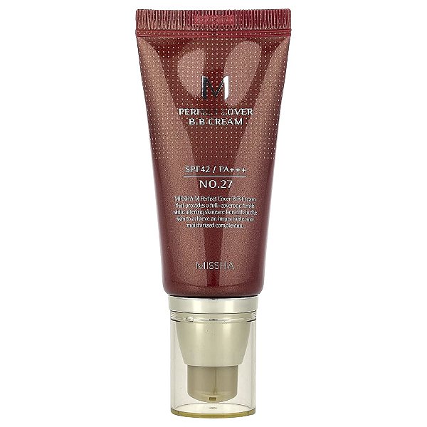 M Perfect Cover BB Cream FPS 42 PA+++ Nº 27 Bege Mel 50 ml - Missha