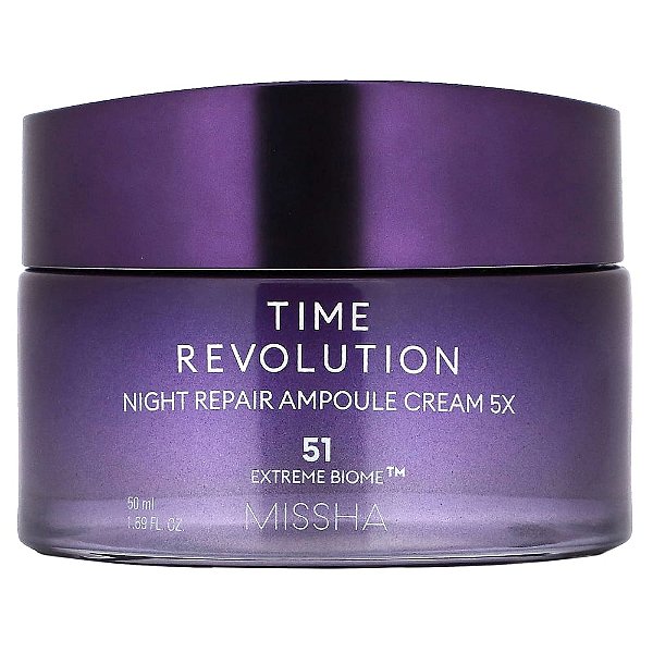 Creme Ampola de Reparo Noturno Time Revolution 5X 50 ml - Missha