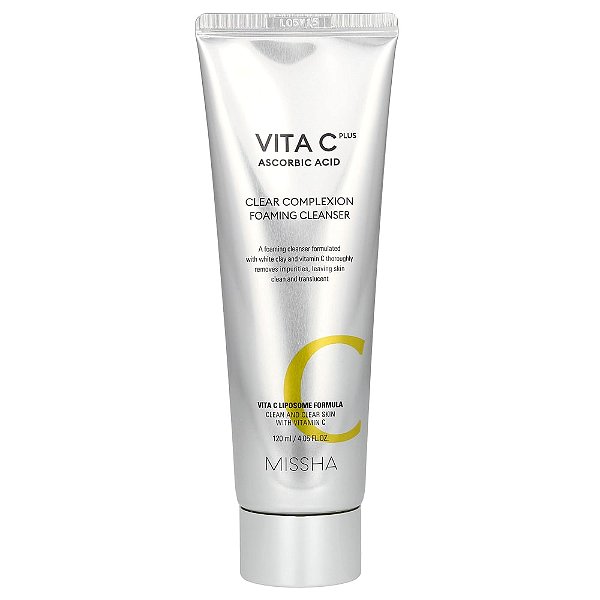 Espuma de Limpeza Vita C Plus Ácido Ascórbico 120 ml - Missha