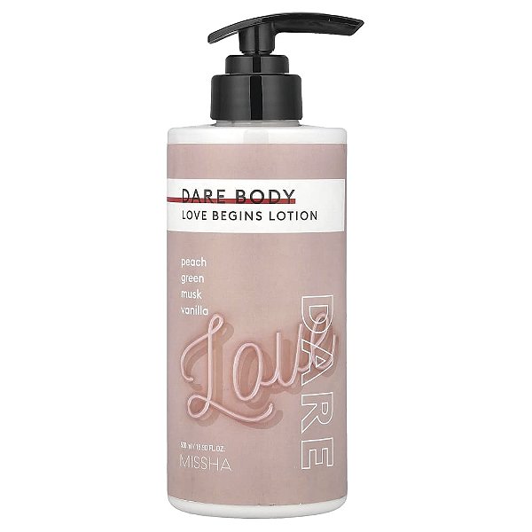 Loção Corporal Dare Body Lotion Love Begins 500 ml - Missha