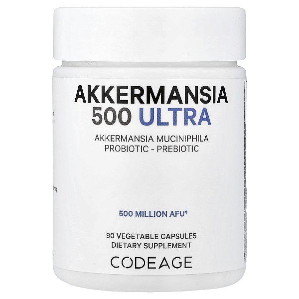 Akkermansia 500 Ultra 90 Cápsulas Vegetais - Codeage