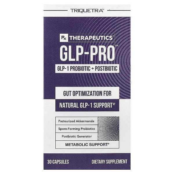 Triquetra Saúde PX Therapeutics GLP-Pro Probióticos + Pós-bióticos GLP-1 30 Cápsulas - Triquetra Health