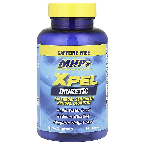 Diurético XPEL Potência Máxima Sem Cafeína 80 Cápsulas - MHP