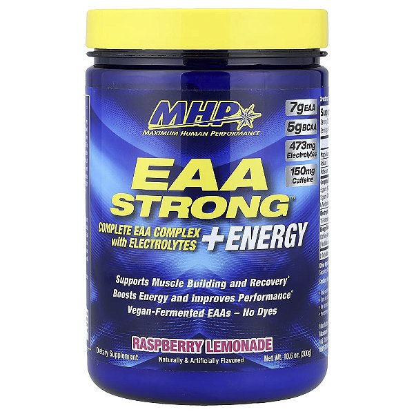 EAA Strong + Energia Limonada de Framboesa 300 g - MHP