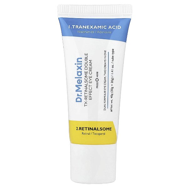 TG Retinalsome Creme para a Área dos Olhos Efeito Duplo 40 g - Dr.Melaxin
