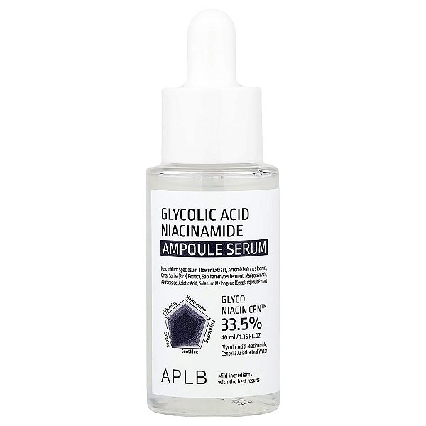 Ampola Sérum de Niacinamida de Ácido Glicólico 40 ml - APLB