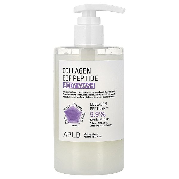 Sabonete Líquido de Peptídeos Colágeno EGF 300 ml - APLB