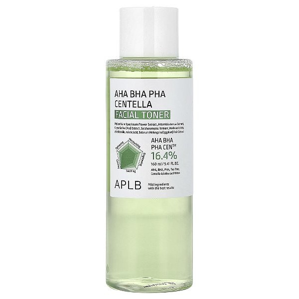 AHA BHA PHA Tônico Facial de Centella 160 ml - APLB