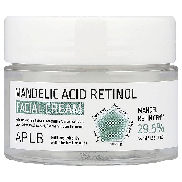 Creme Facial de Retinol e Ácido Mandélico 55 ml - APLB