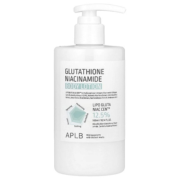 Loção Corporal de Glutationa e Niacinamida 300 ml - APLB