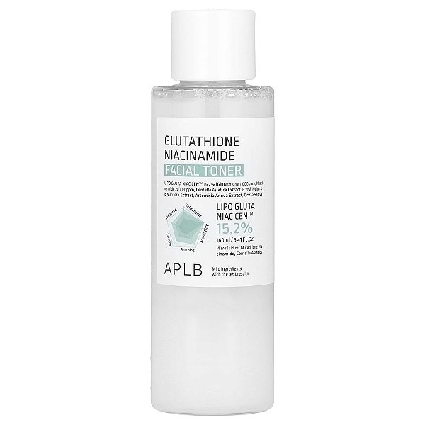 Glutationa e Niacinamida Tônico Facial 160 ml - APLB