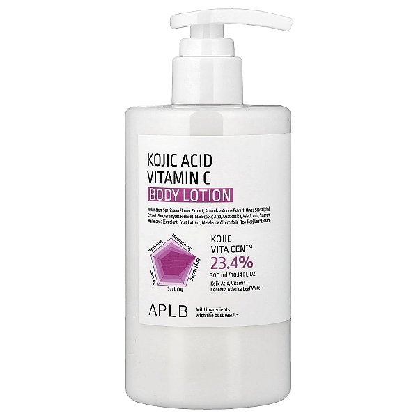 Loção Corporal de Vitamina C com Ácido Kójico 300 ml - APLB