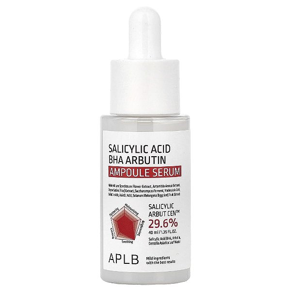 Ampola Sérum de Arbutina BHA de Ácido Salicílico 40 ml - APLB