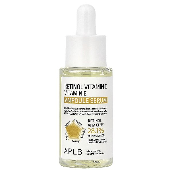 Ampola Sérum de Retinol Vitamina C e Vitamina E 40 ml - APLB