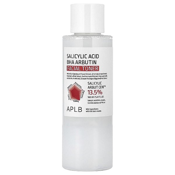Tônico Facial Arbutin BHA de Ácido Salicílico 160 ml - APLB