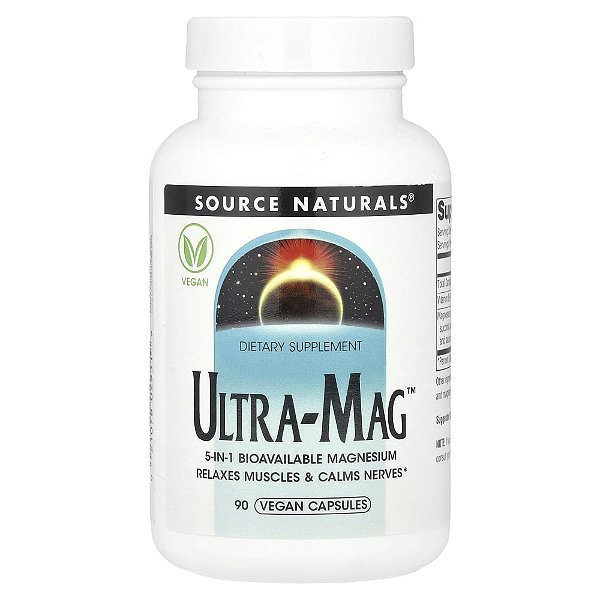 Ultra-Mag 90 Cápsulas Veganas - Source Naturals