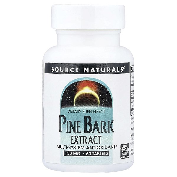 Extrato da Casca de Pinheiro 60 Comprimidos - Source Naturals