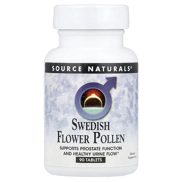 Pólen de Flores Sueco 90 Comprimidos - Source Naturals