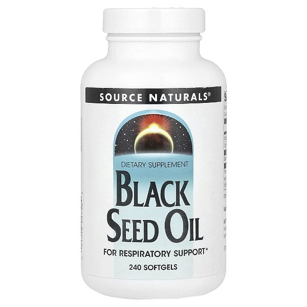 Óleo de Cominho Preto 240 Softgels - Source Naturals