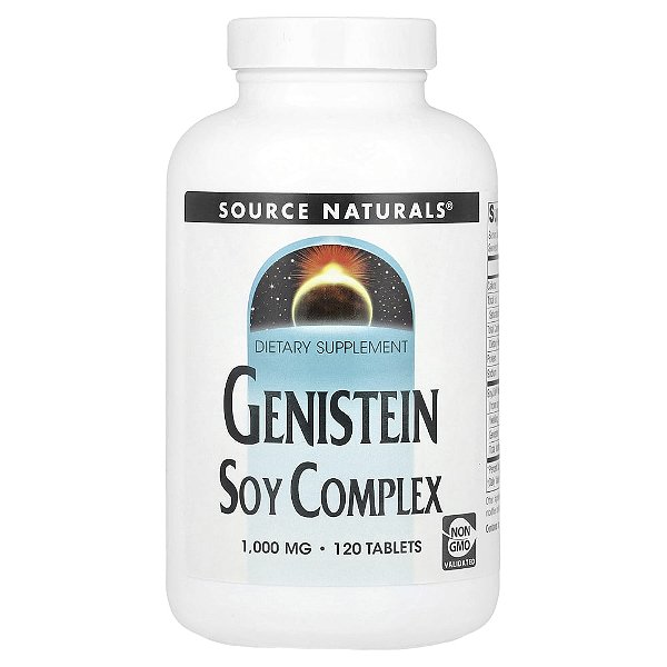 Complexo de Soja e Genisteína 120 Comprimidos - Source Naturals