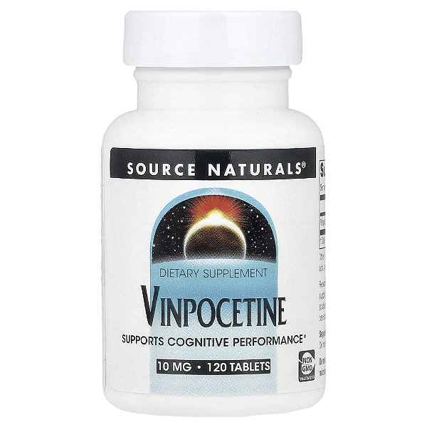 Vimpocetina 10 mg 120 Comprimidos - Source Naturals