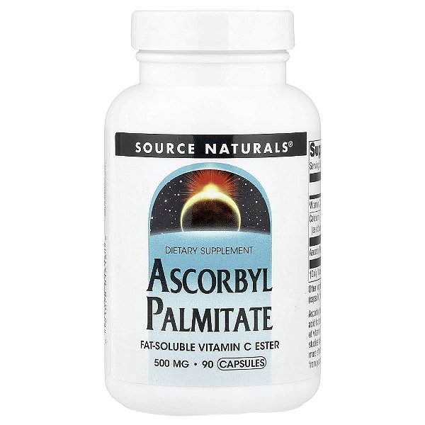 Palmitato de Ascorbila 90 Cápsulas - Source Naturals