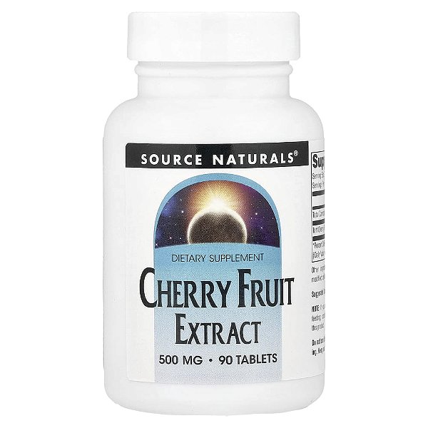 Extrato de Cereja 500 mg 90 Comprimidos - Source Naturals