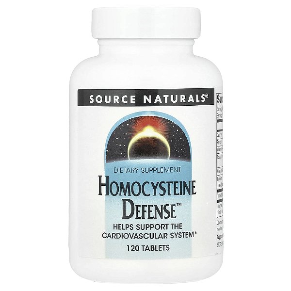 Homocysteine Defense 120 Comprimidos - Source Naturals