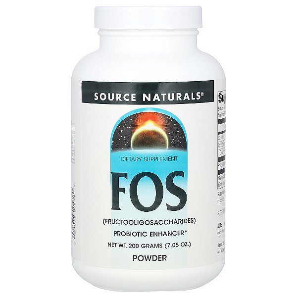 Pó FOS 200 g em Pó - Source Naturals
