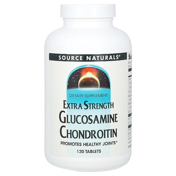 Glicosamina e Condroitina 120 Comprimidos - Source Naturals
