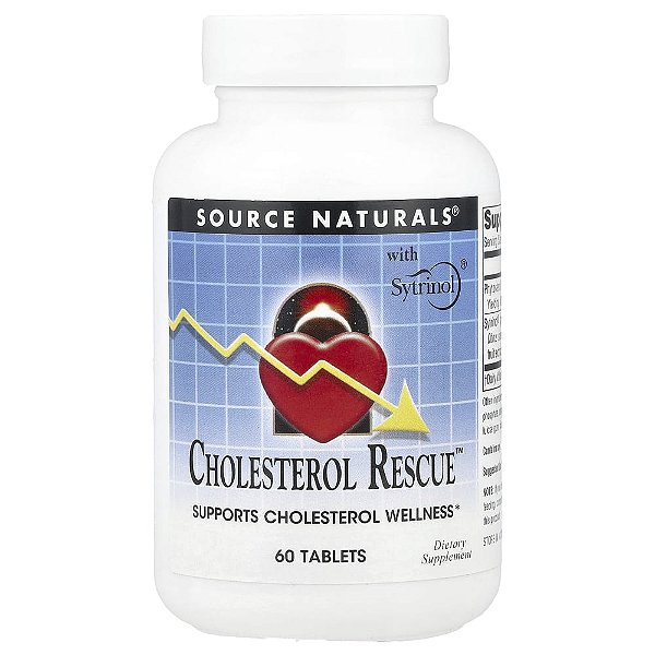 Cholesterol Rescue 60 Tabletes - Source Naturals