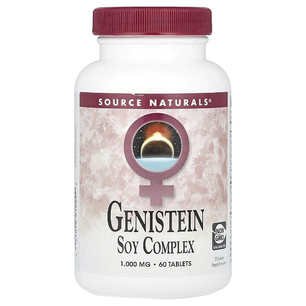 Complexo de Soja e Genisteína 60 Comprimidos - Source Naturals